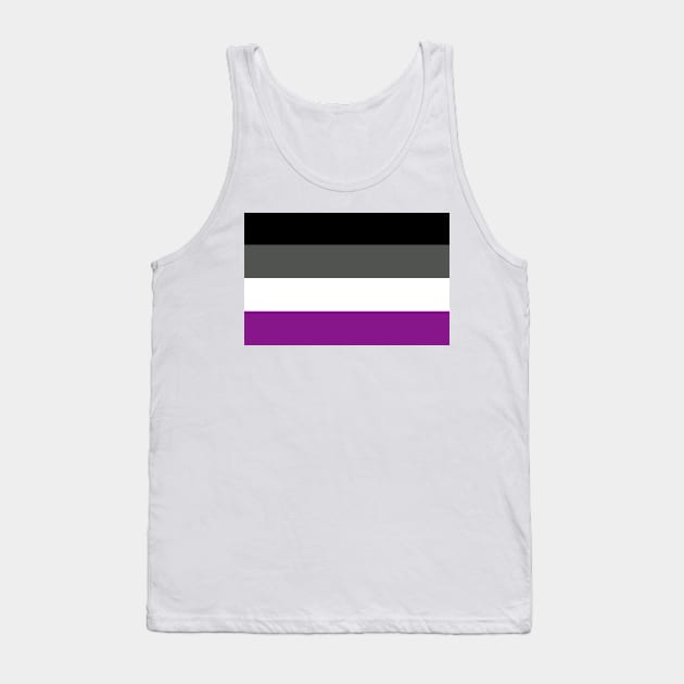 Asexual Pride Flag Tank Top by DisneyFanatic23